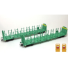 Set de 2 wagons ROOS 54-6 Ermewa référence : R5402F