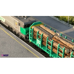 copy of Set de 2 wagons SHMMS S32-6 SNCF chargés référence : S3262