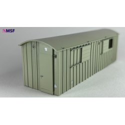 Bungalow ancien - Volets ouverts