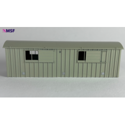 Bungalow ancien - Volets ouverts