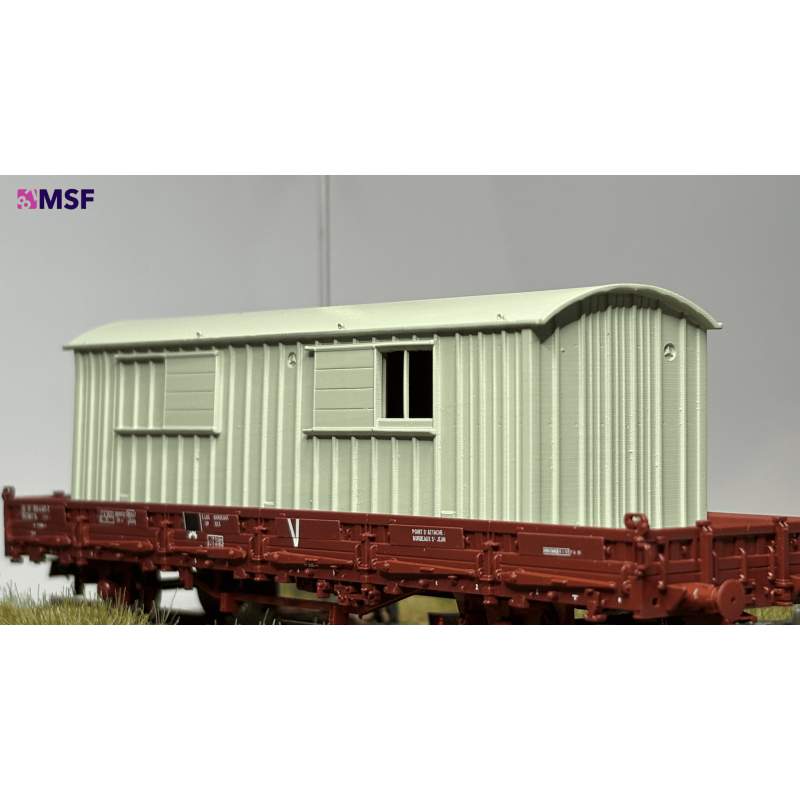 Bungalow ancien - Volets ouverts