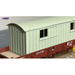 Bungalow ancien - Volets ouverts