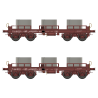 copy of Set de 2 wagons SHMMS S32-6 SNCF chargés référence : S3261