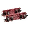 Set de 2 wagons SHMMS S32-6 SNCF chargés référence : S3264