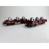 Set de 2 wagons SHMMS S32-6 SNCF chargés référence : S3264