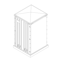 Electrical cabinet SNCF type 80